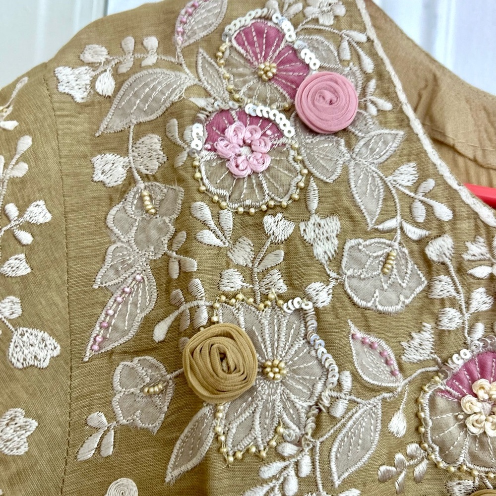 NWT KALKI Designer Indian Salwar Kameez Set Size S - Picture 9 of 15